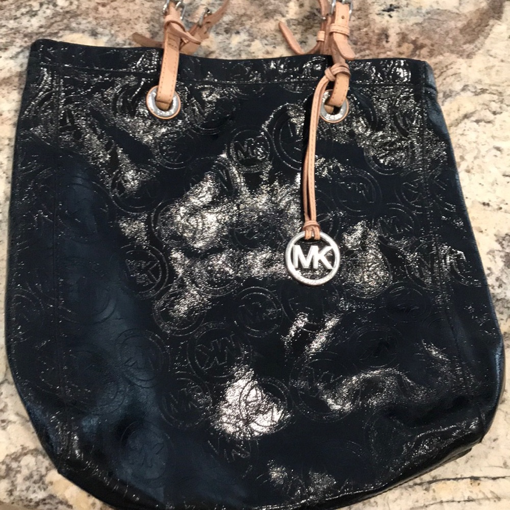 MK black tote